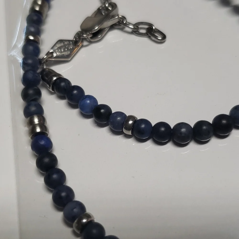 Lapis and Steel necklace (24)